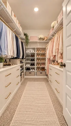 Walking Closet Staged