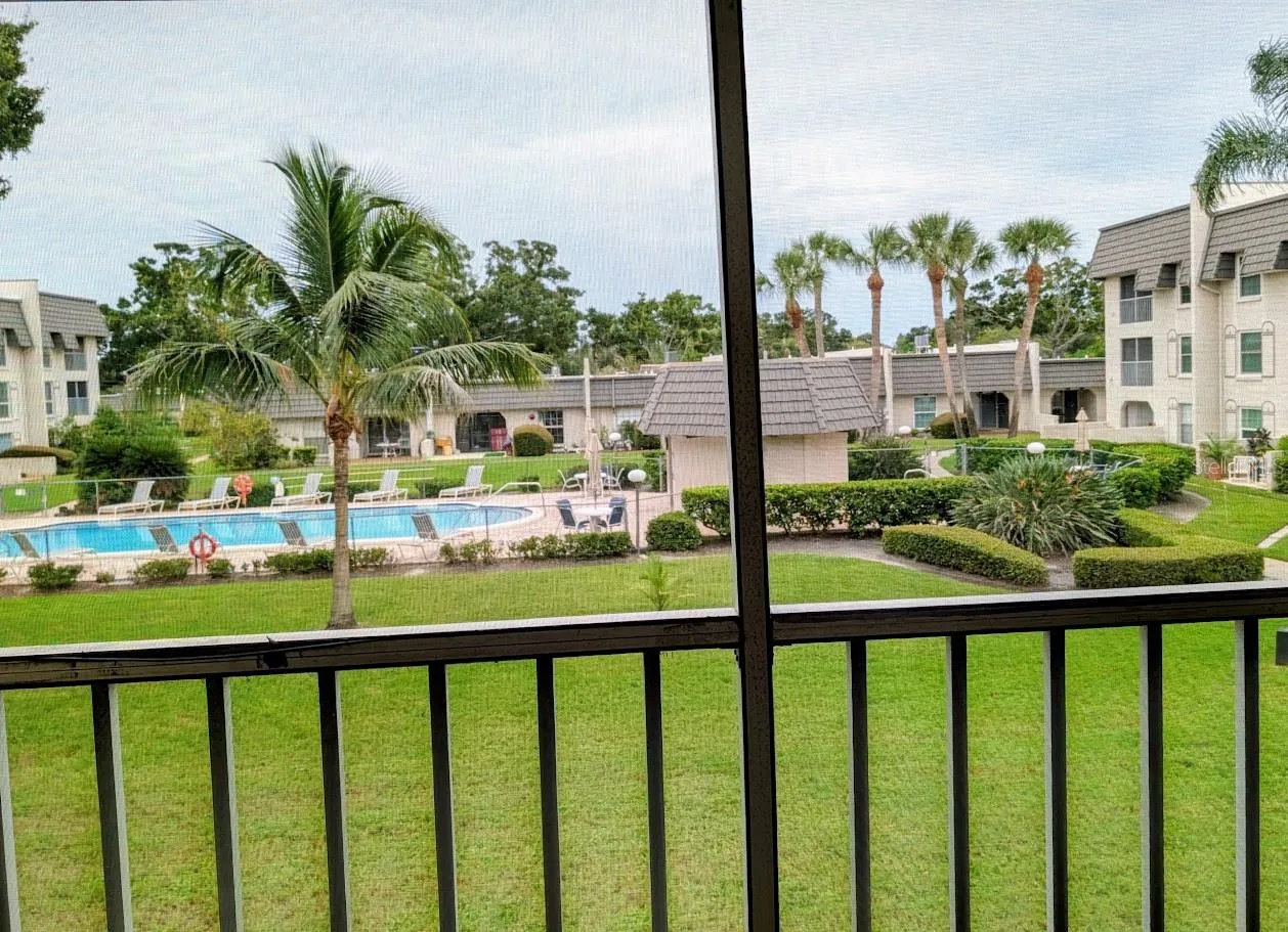 View of community pool area
