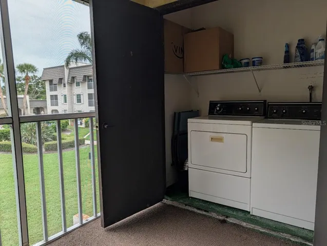 Laundry closet