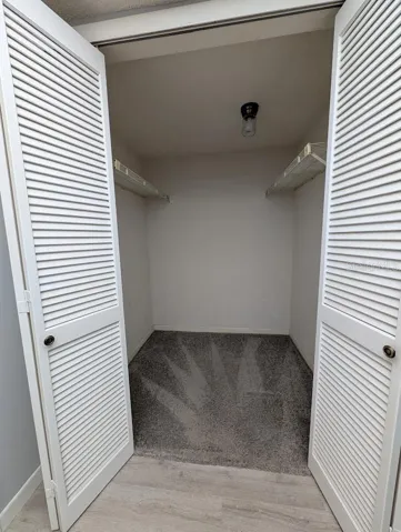 Primary walk in closet