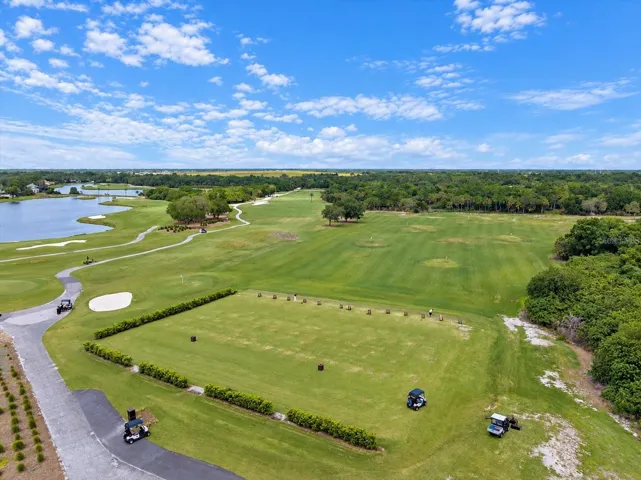 Community golf practice range
