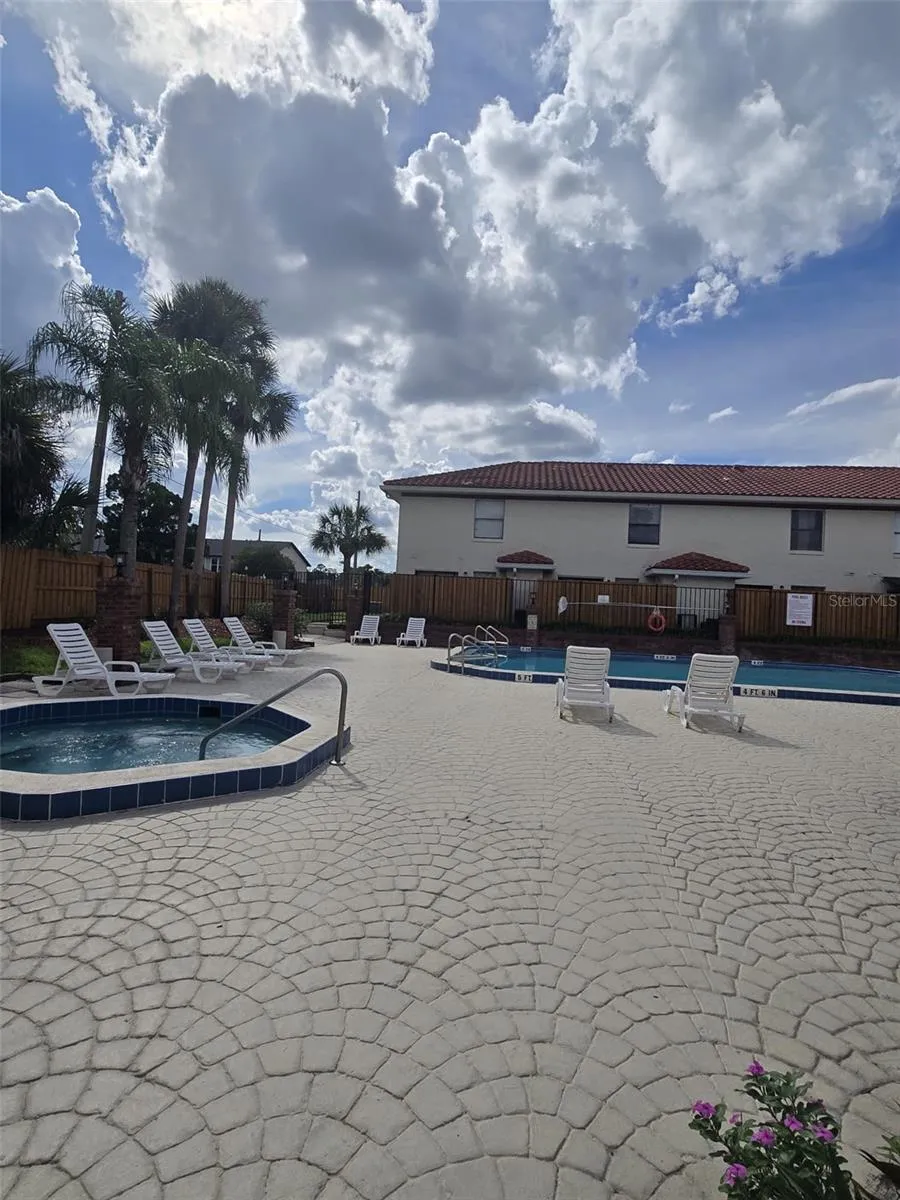 Front Pool and Jacuzzi