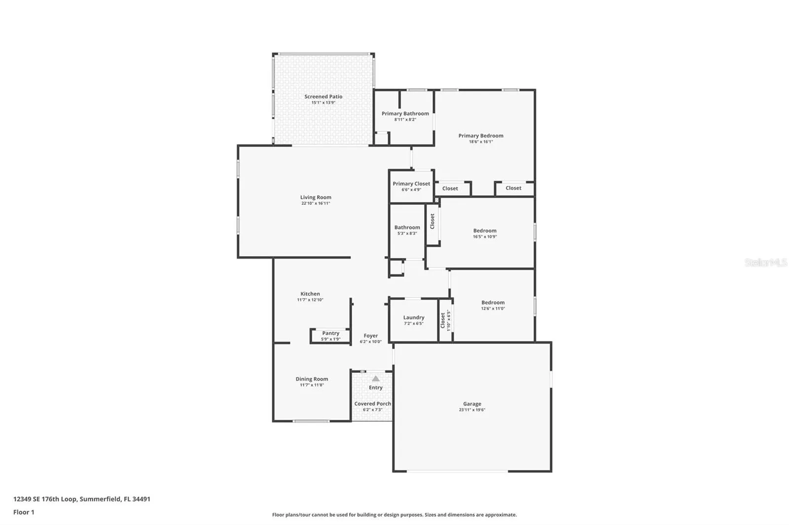 Estimated floor plan