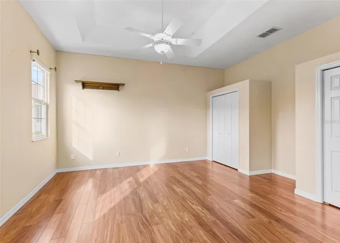 2 of three closets in the primary ensuite