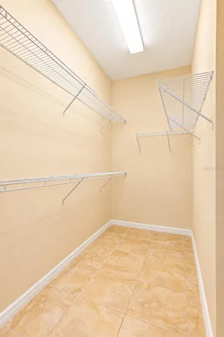Primary walk in closet