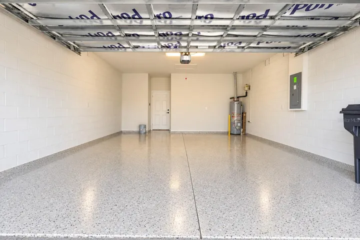 Insulation on garage door
