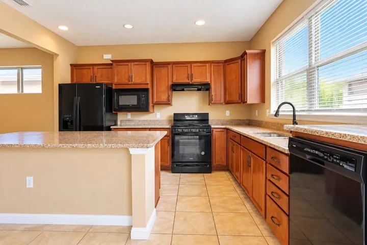 Bright sun filled Kitchen
