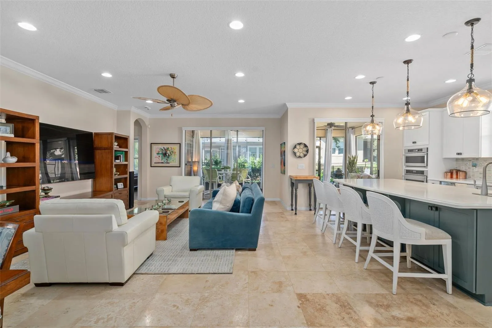 This is a great entertaining space