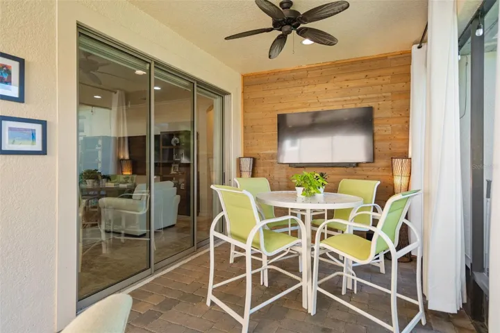 Wood Accent Wall with TV connections for your viewing pleasure