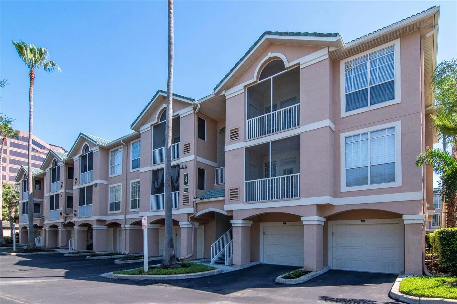 Building Front- Unit Top Right - Garage 2nd