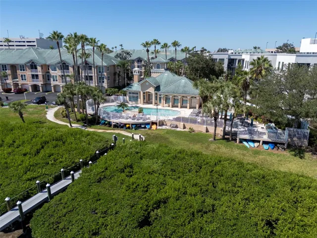 Aerial of Pool and Clubhouse