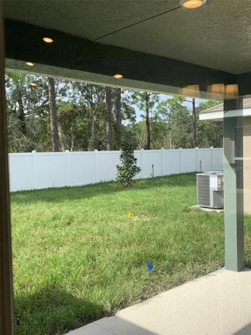 Back patio/yard