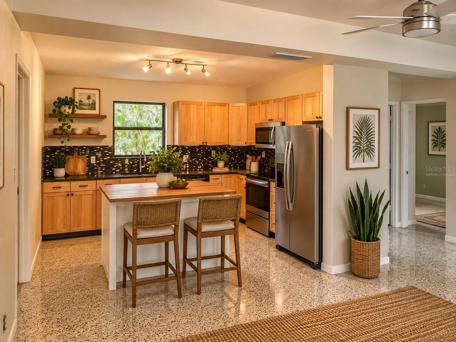Virtually Staged Kitchen