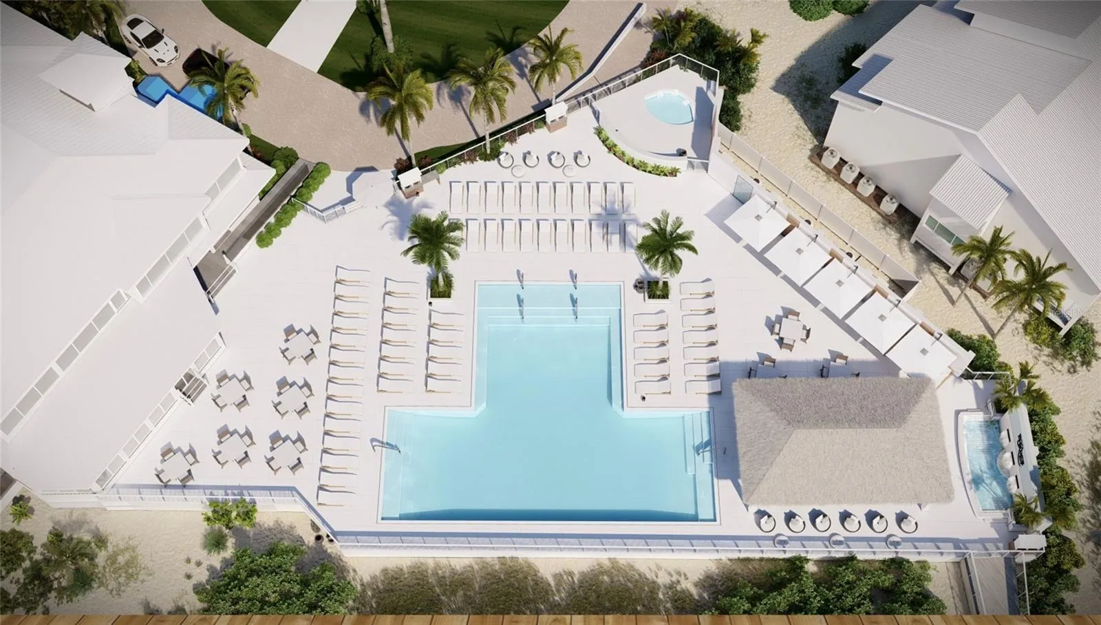New pool/tiki bar at the Main Clubhouse - coming soon!
