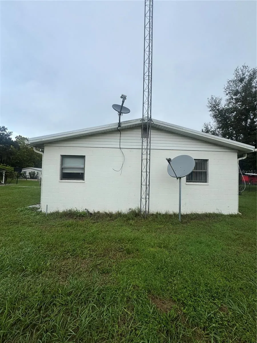 Rear of the house