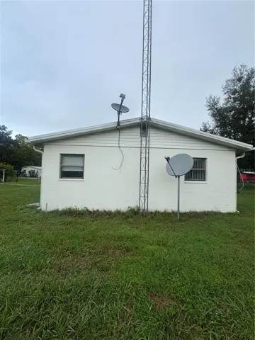 Rear of the house