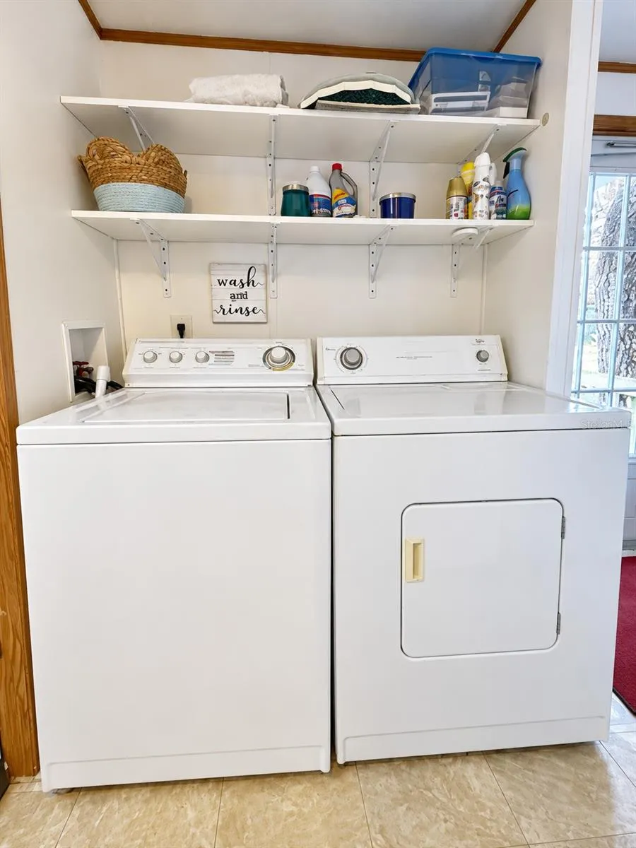 Washer and dryer