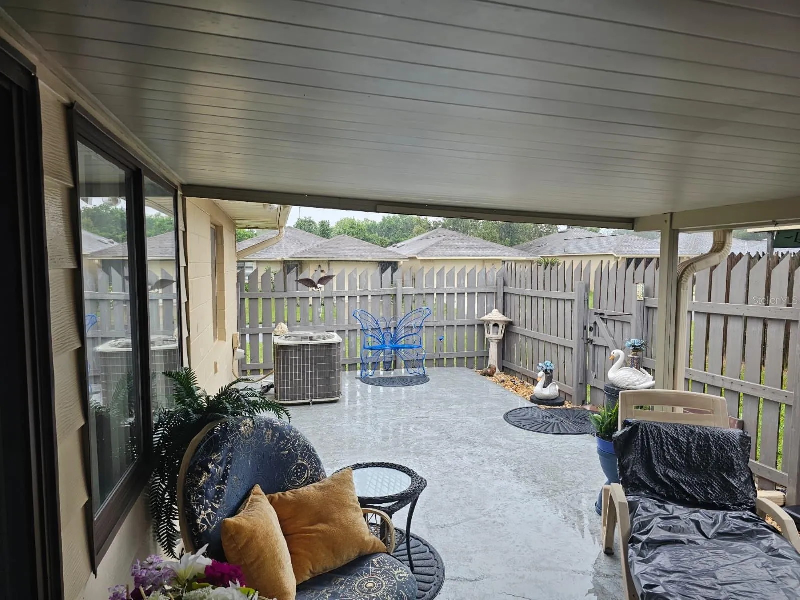 extended back patio