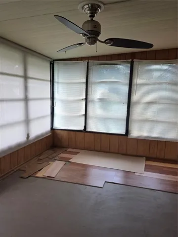 Concrete Floor in Screen Room ready to customize