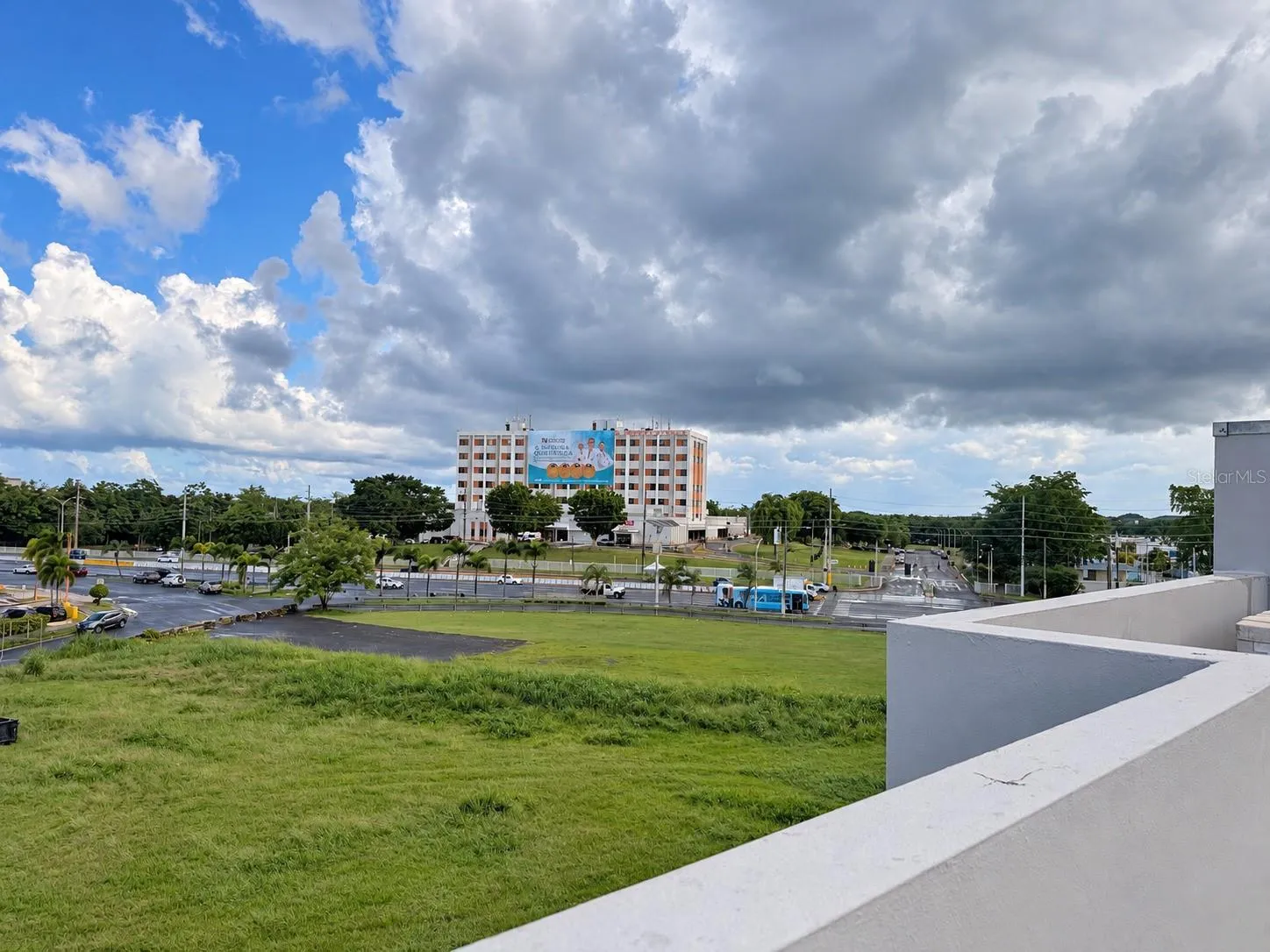 View of the Hospital from the Apartment.