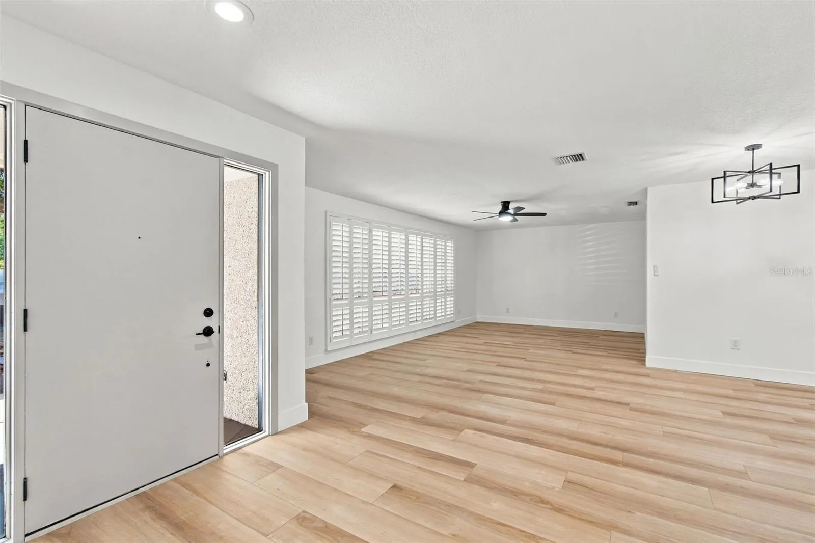 Front Door, Living Room/ Dining Area