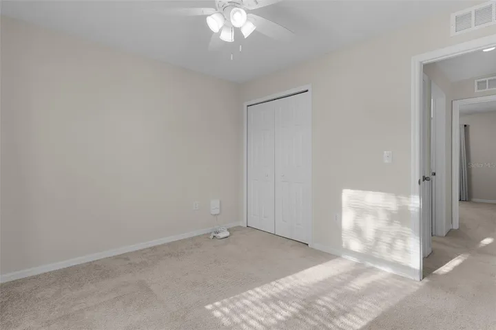 BEDROOM #3 BUILT IN CLOSET