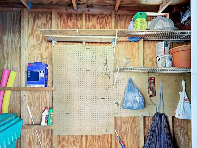 STORAGE UNIT IN CARPORT FOR UNIT 13
