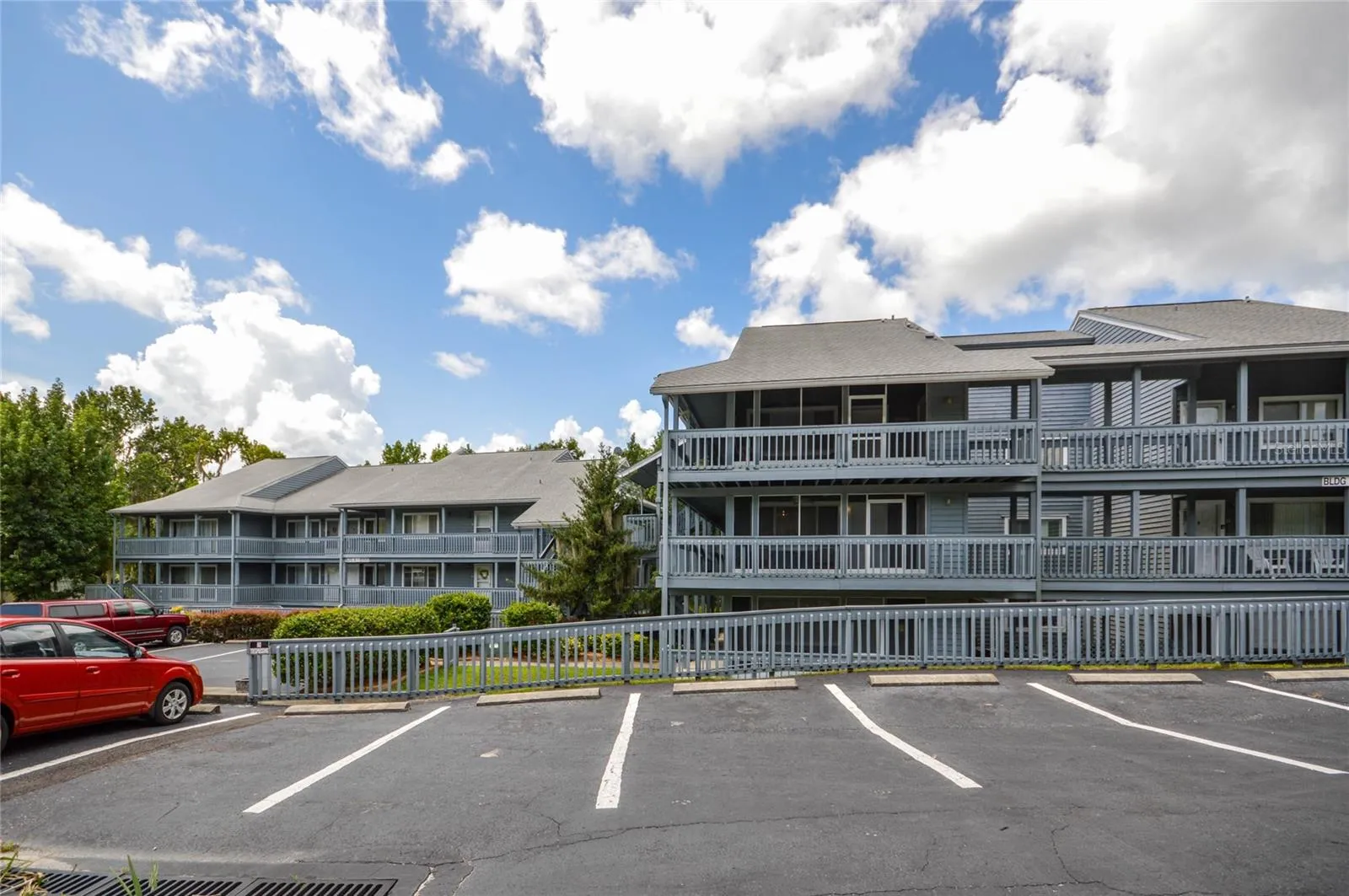 Front of buildings A & B
