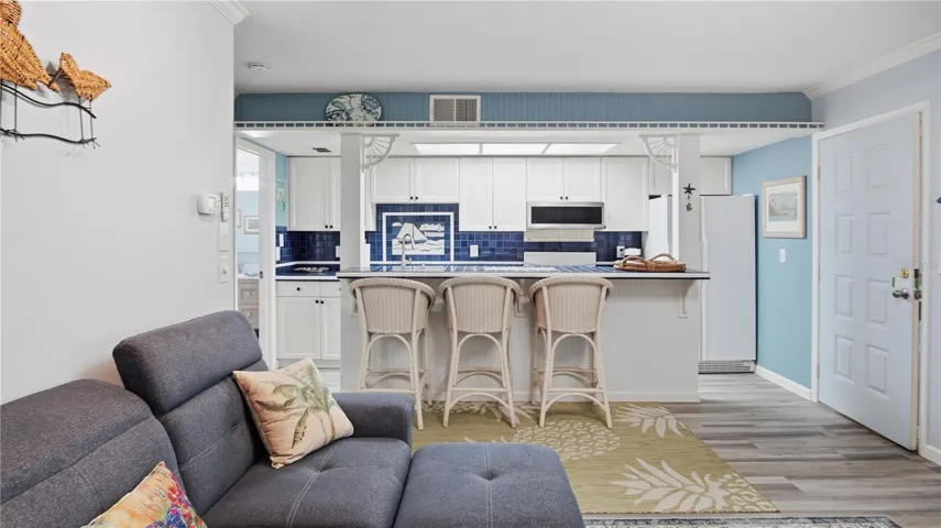 Lokking at Kitchen from living room