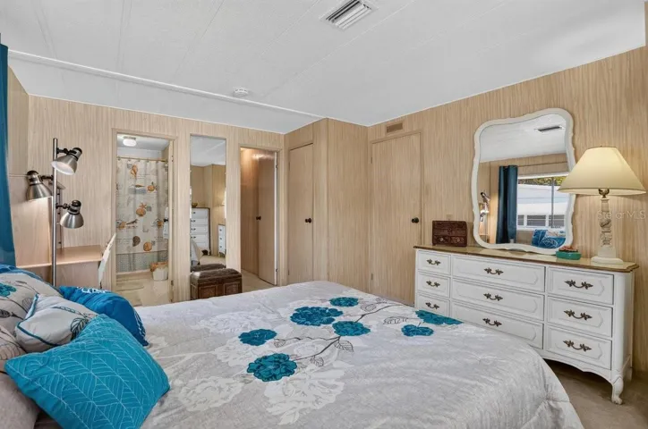 Spacious Main Bedroom with Walk In Closet Plus Linen Closet and Ensuite Bathroom