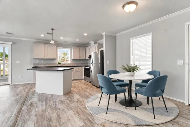 Entrance into Open Concept Kitchen, LR & DR