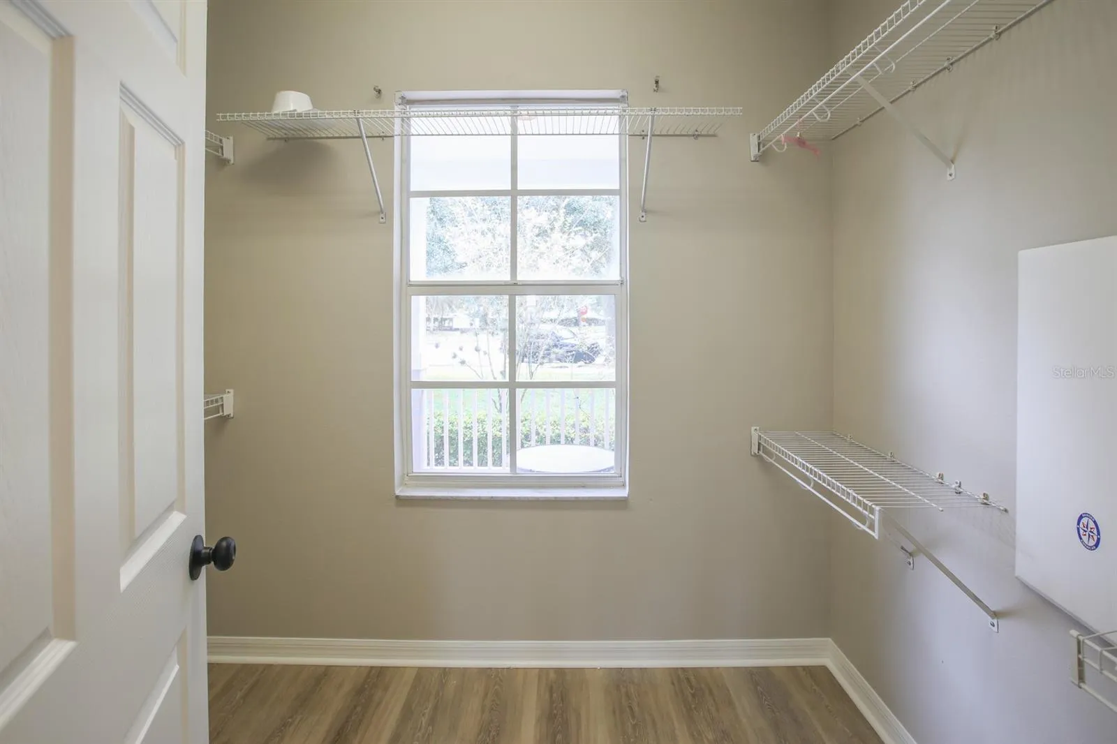 Primary walk-in closet