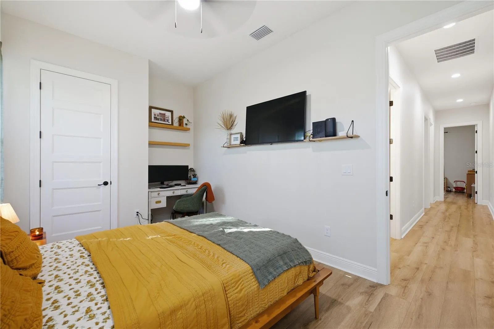 Bedroom number two with large closet.