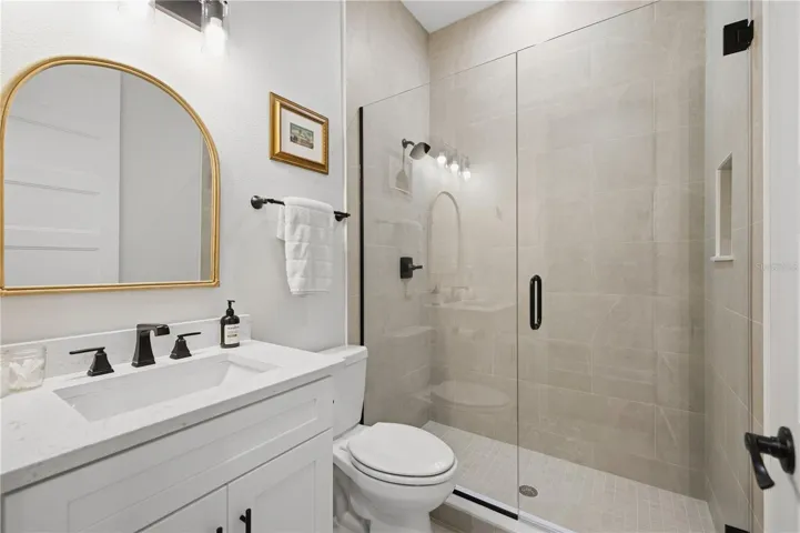 Full bathroom number two. Directly next to bedroom number two.