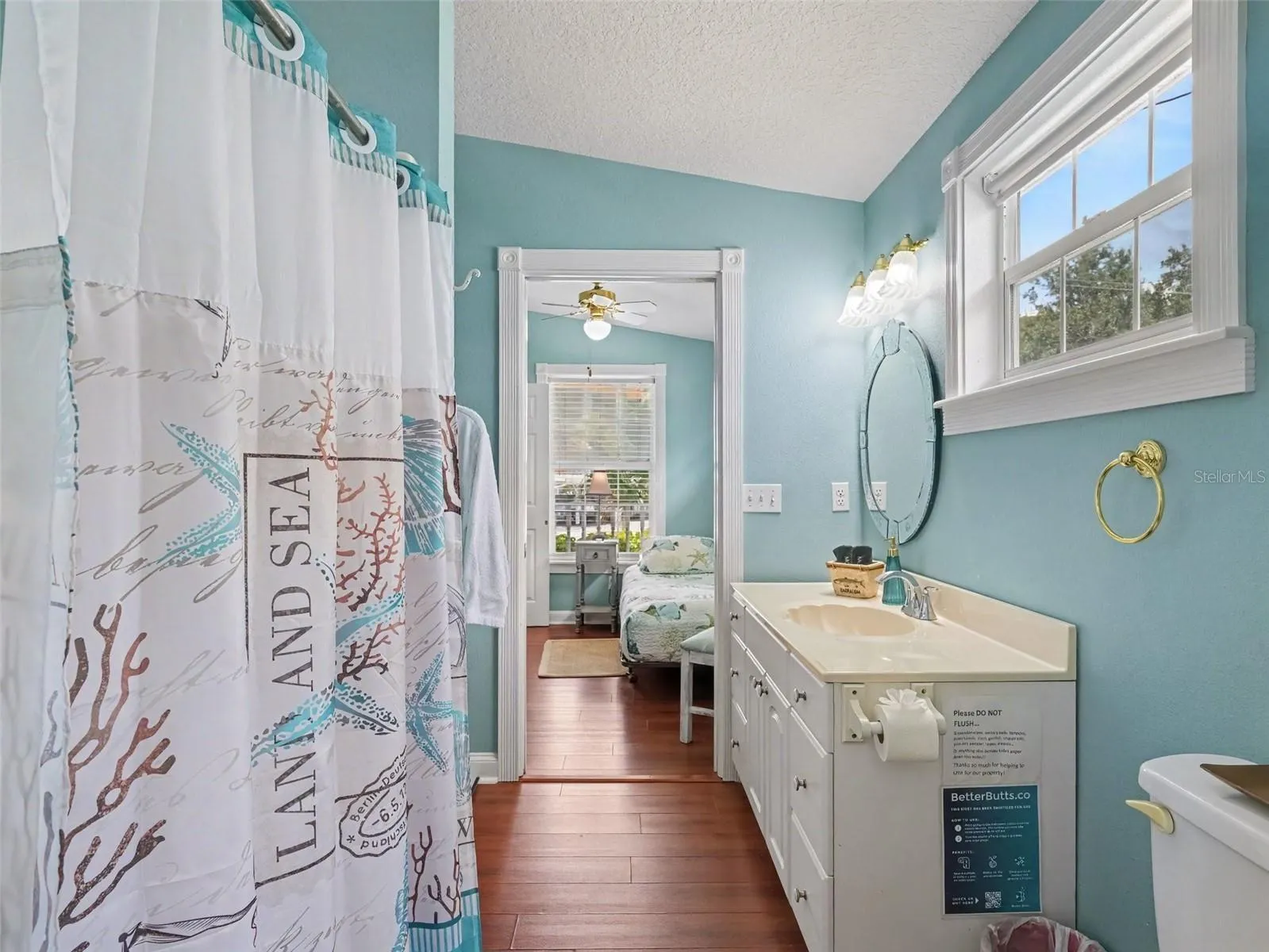 Jack and Jill bathroom downstairs