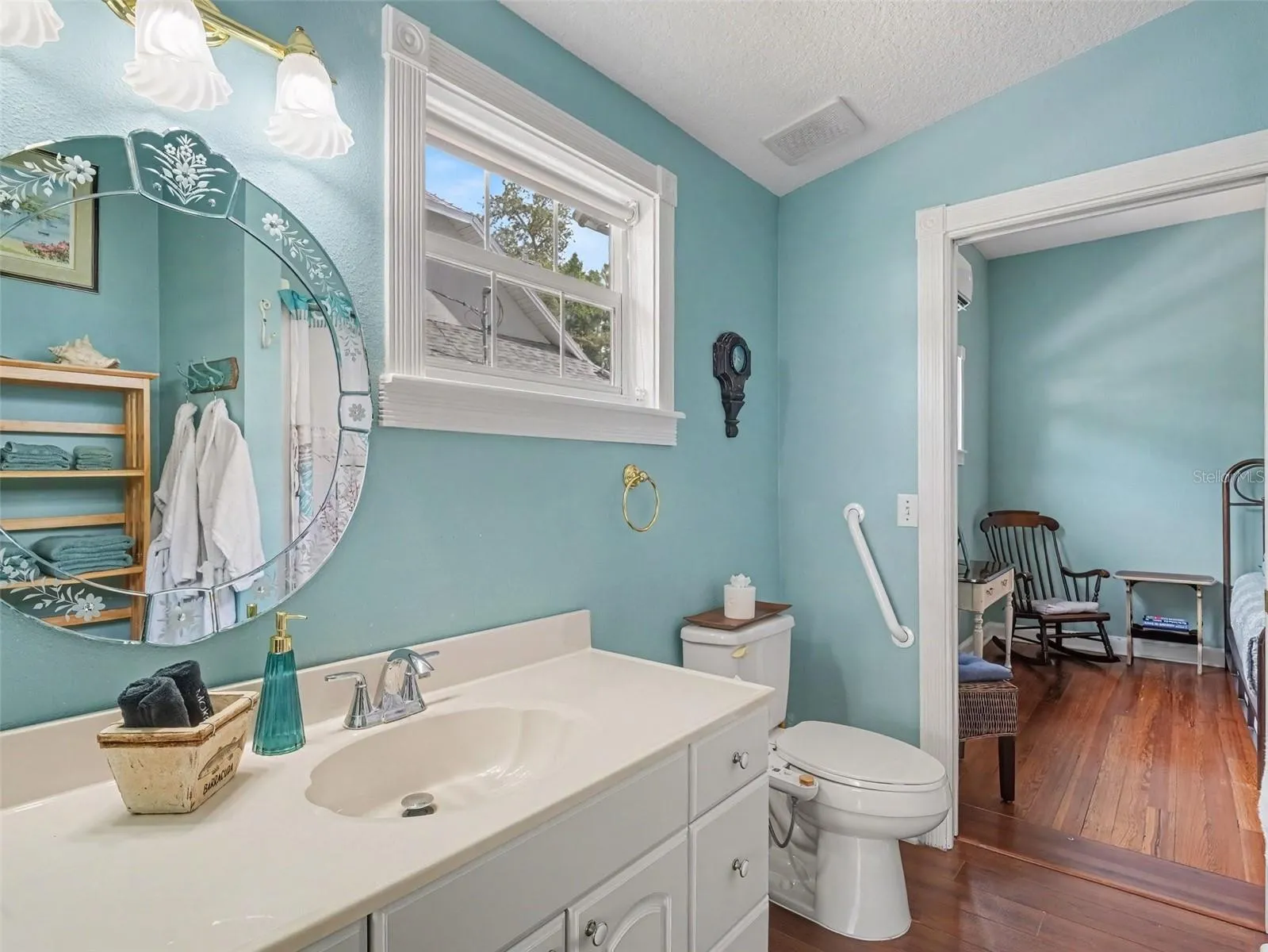 Jack and Jill bathroom downstairs
