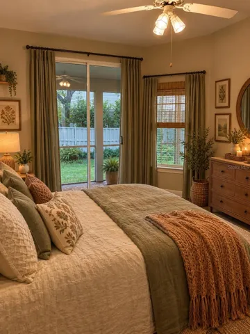 Primary bedroom virtual staged
