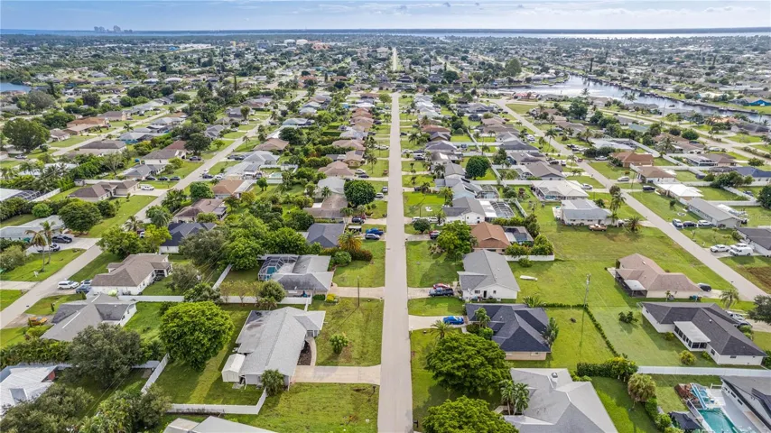 Lovely Cape Coral, Florida. A bird's eye view.