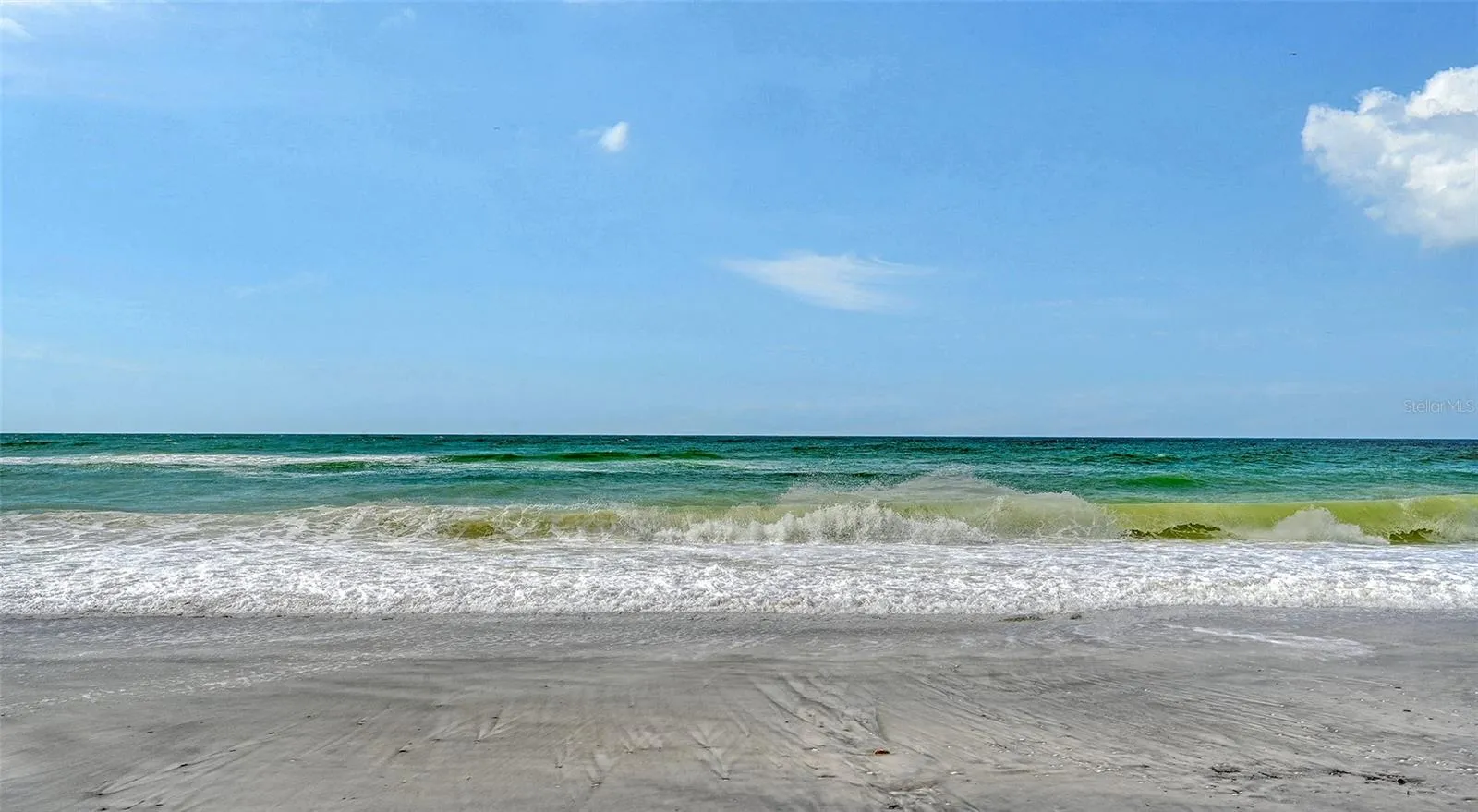 The beach across the street.