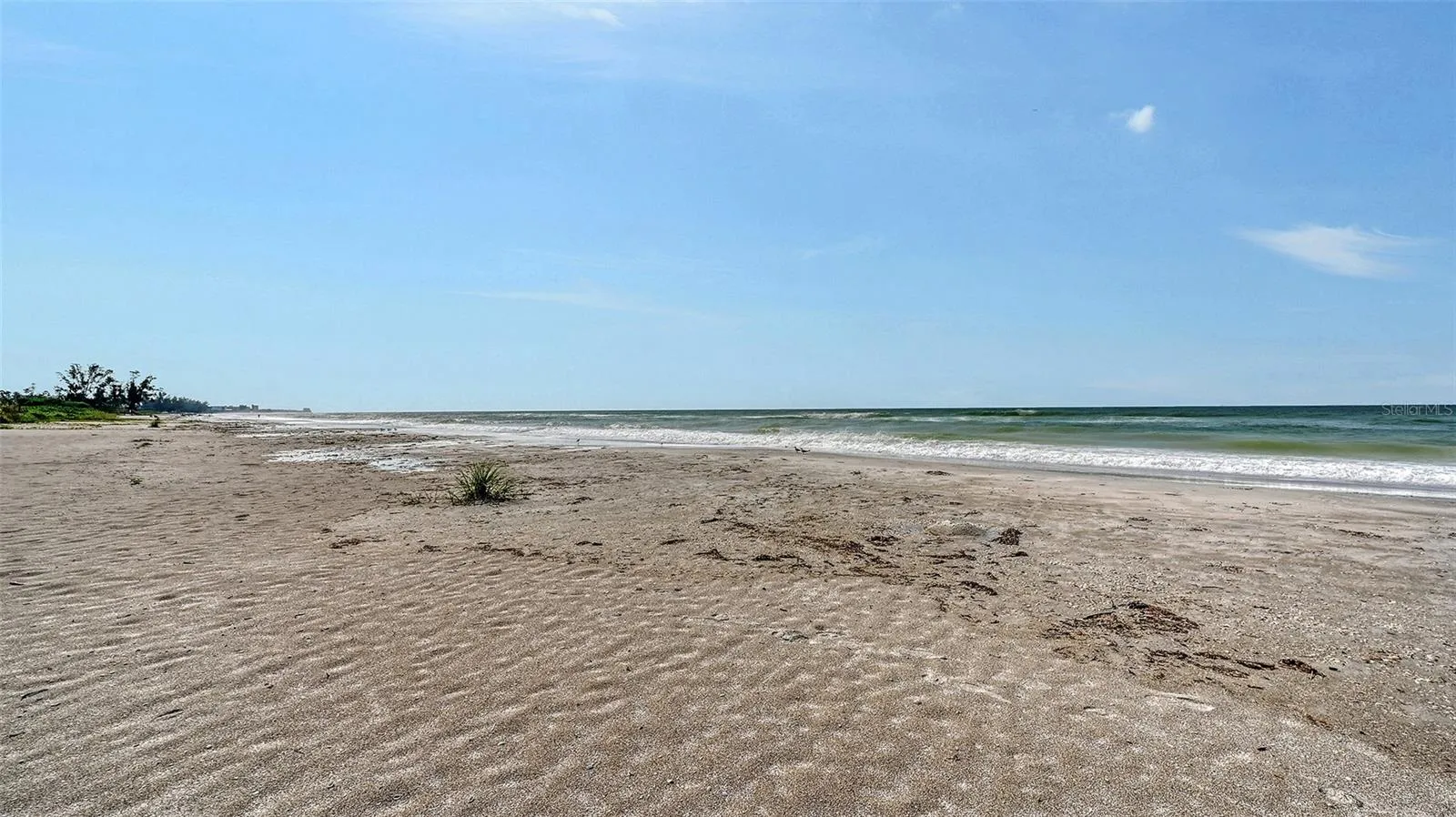 The beach across the street.