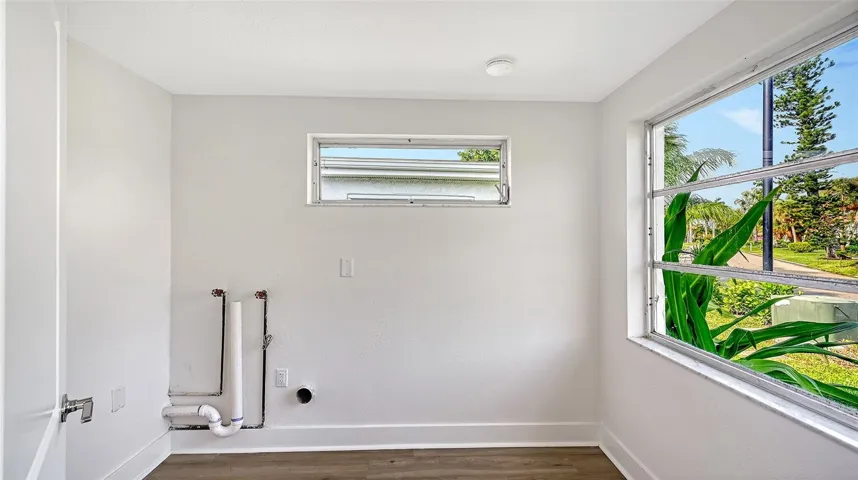 Inside utility room off lanai.