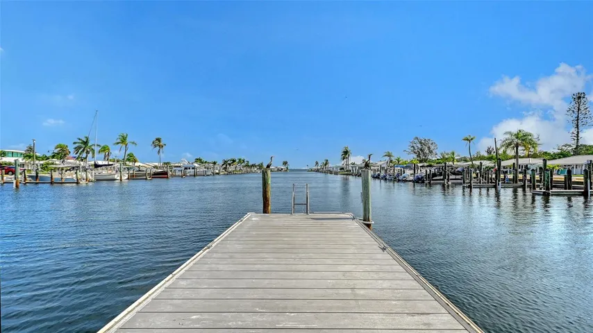 The Association Marina swimming/fishing pier.