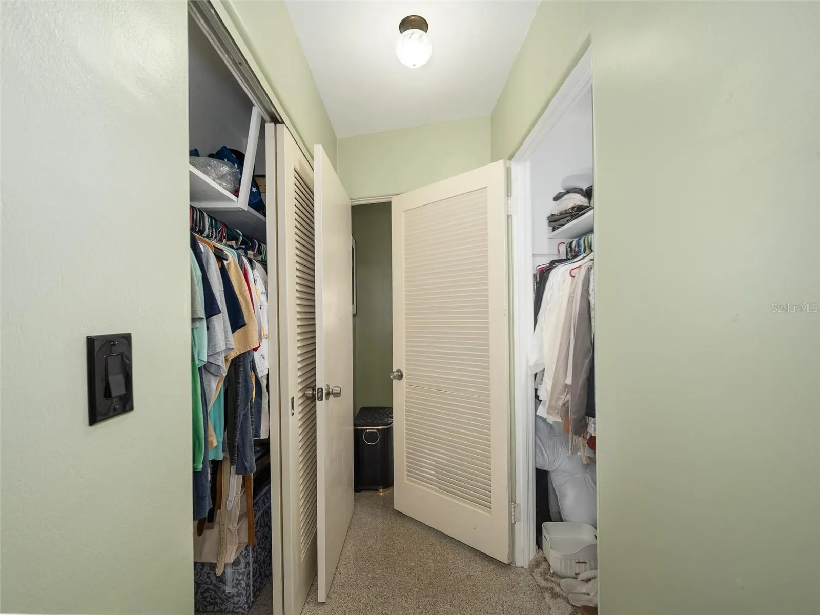 Two Closets in Primary Bedroom