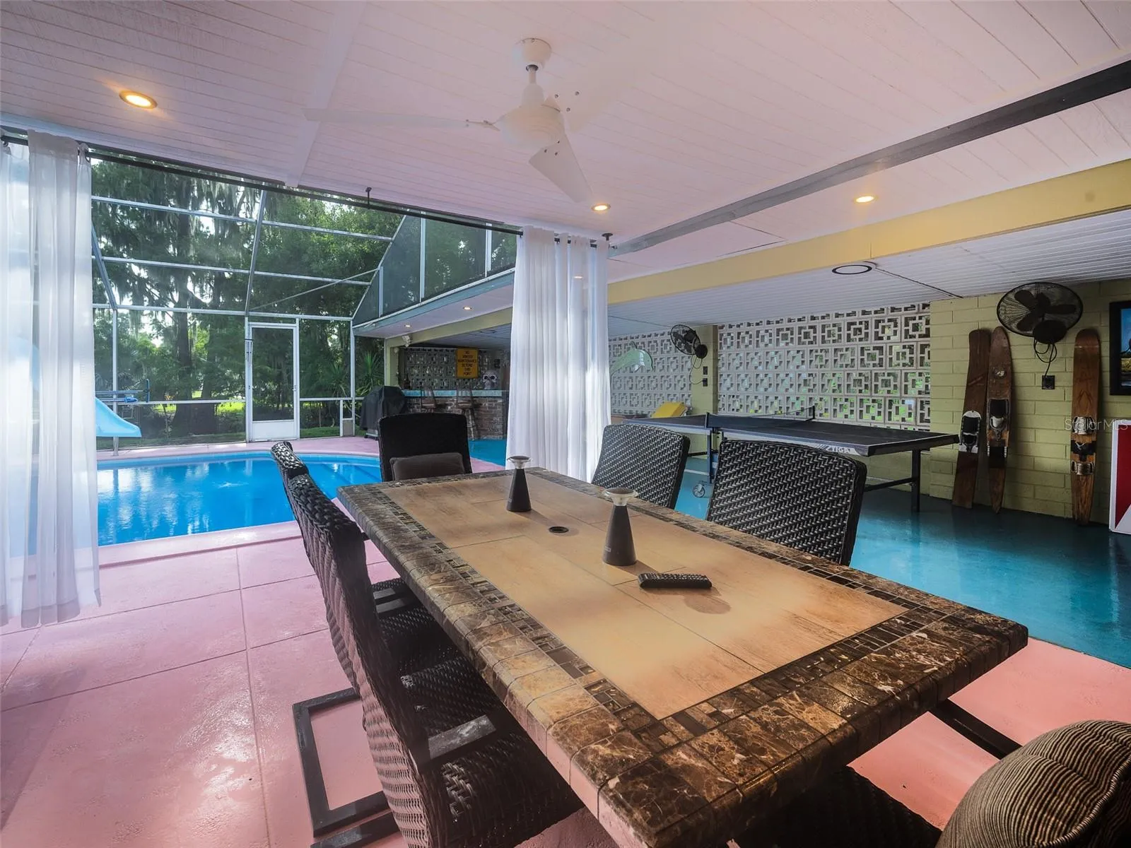 Dining and Recreation Area by Pool