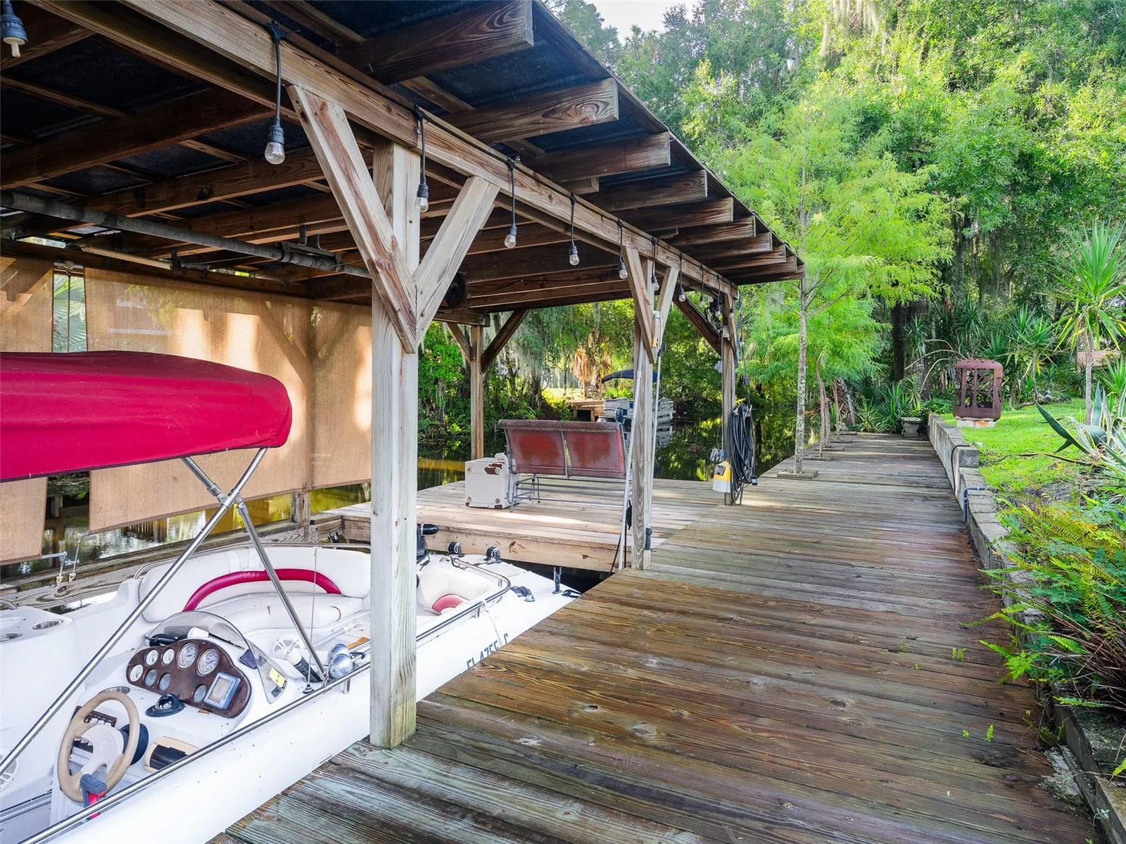 Covered Boat Dock