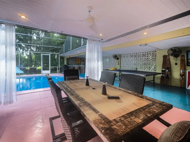 Dining and Recreation Area by Pool