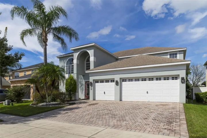 With a SCENIC POND VIEW from the front, attractive landscaping and a brick-paver driveway leading to the THREE-CAR GARAGE, this home makes a wonderful first impression.