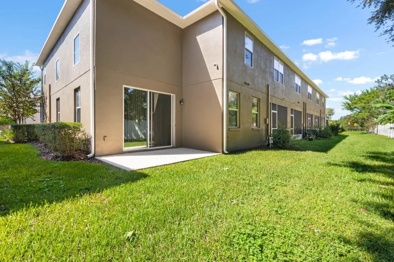 Patio on End Unit