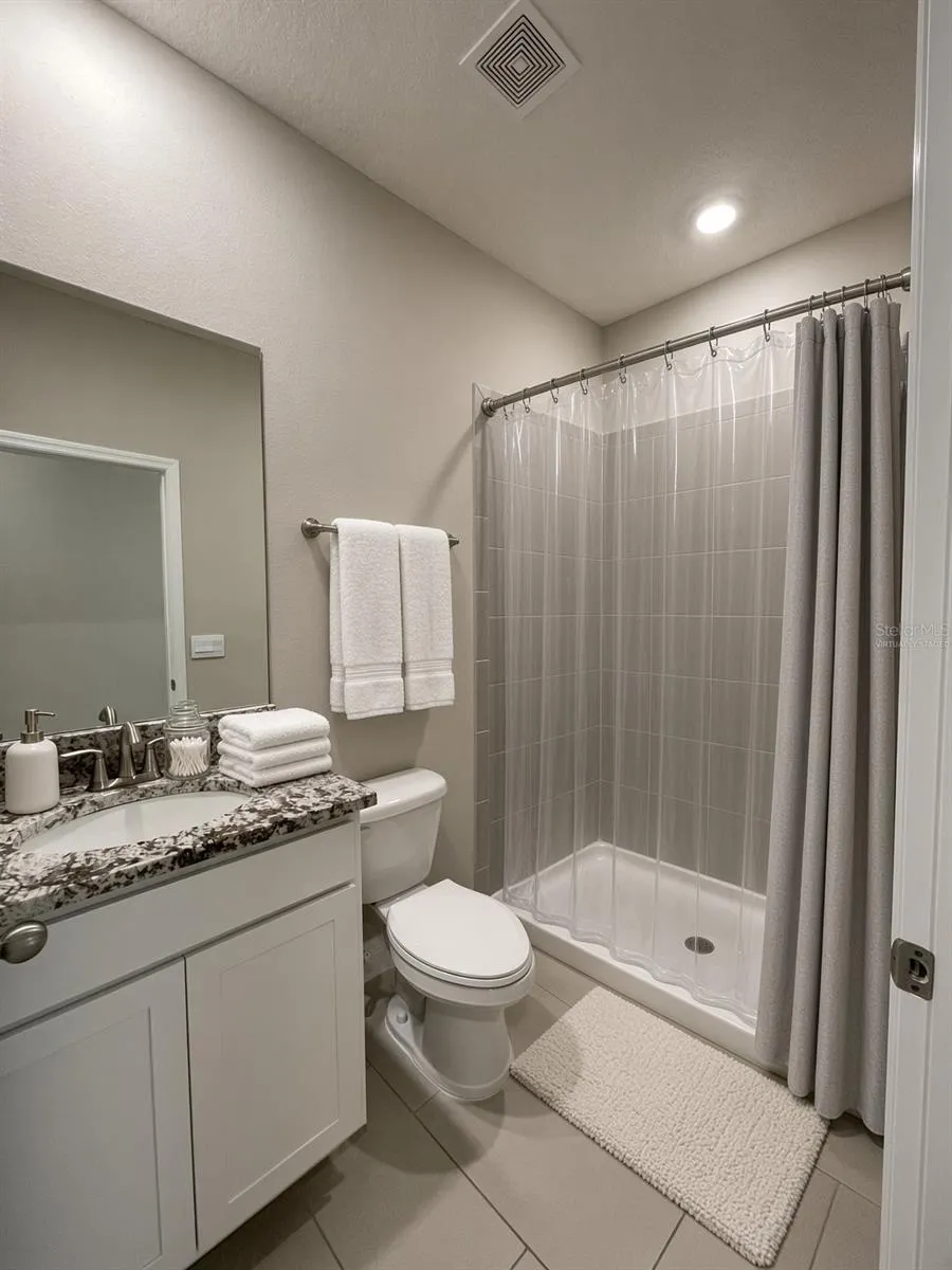 3rd Bathroom - First Floor (Virtually Staged)