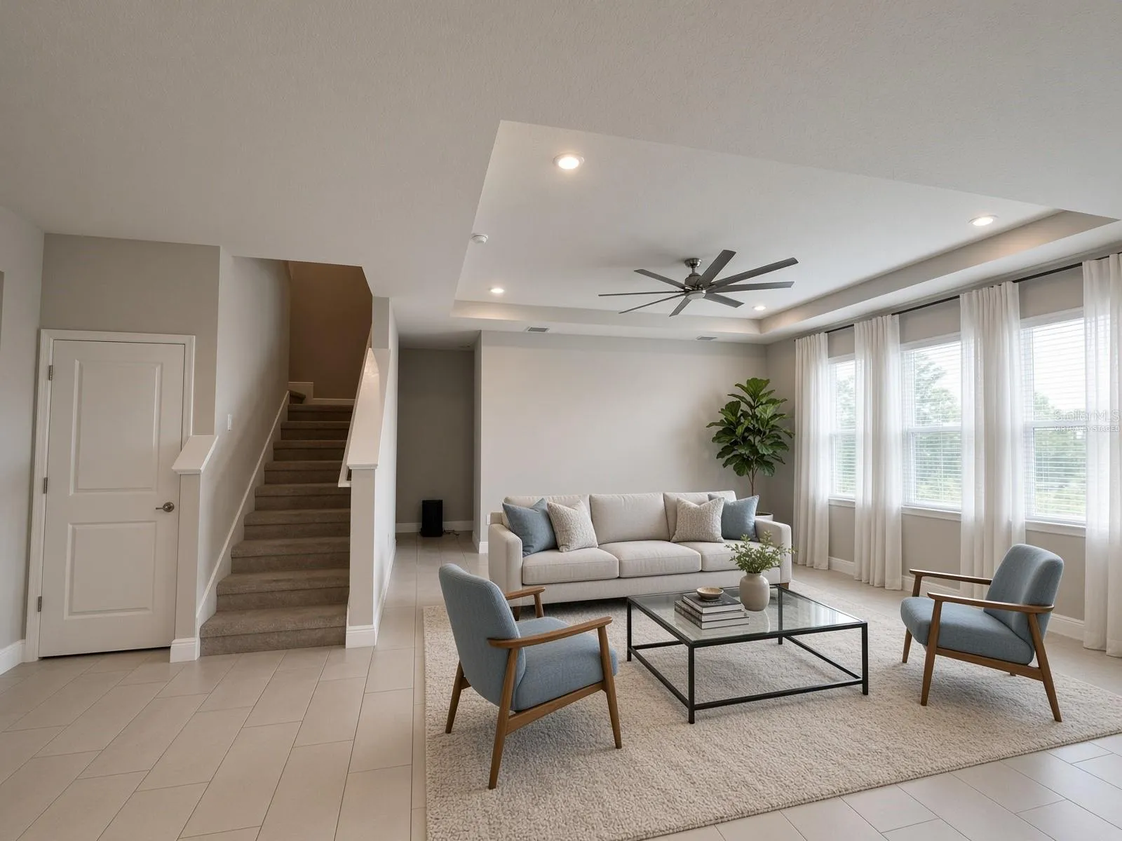 Great Room-Virtually Staged